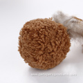 handmade cat ball feather plush pet cat toy